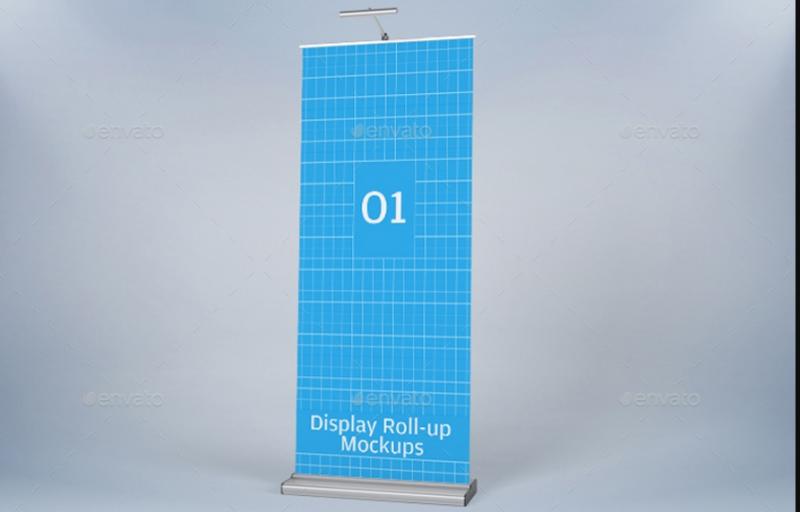PSd Rollup Banner Mockup