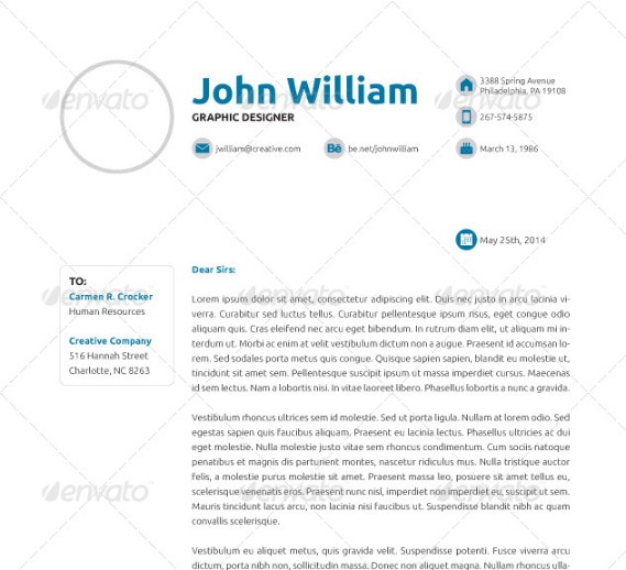 Professional Resume Template PSD