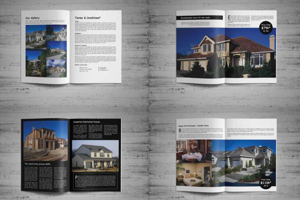 Real Estate Brochure Catalog Template