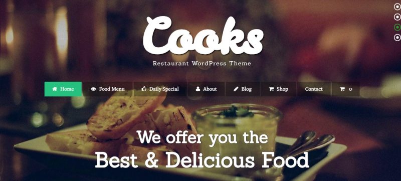 Restaurant WordPress Theme for Chef