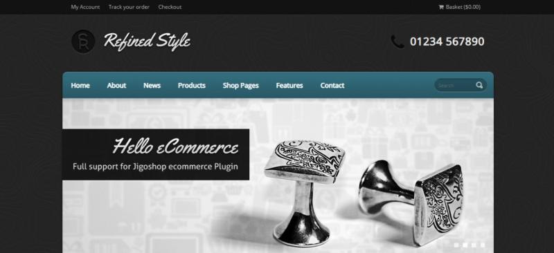 Stylish WordPress E Commerce Theme