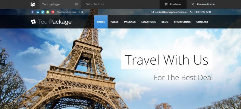 Travel Package WordPress Theme