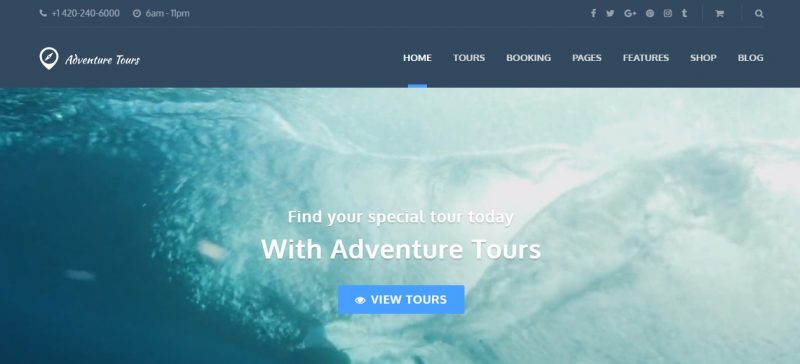 Travel and Tour WordPress Theme