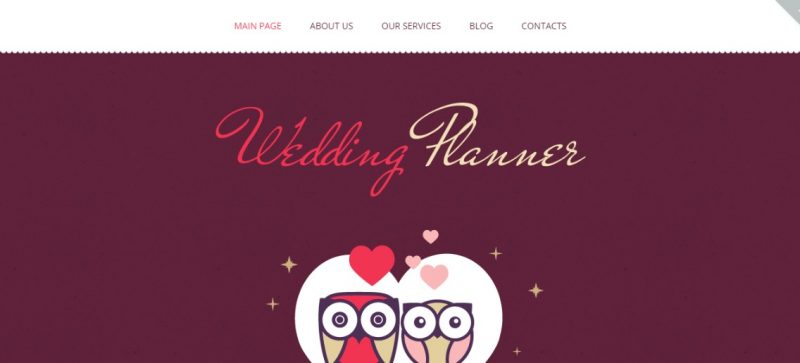 Wedding Planners WordPress Theme