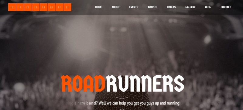 WordPress Music Theme for Bands