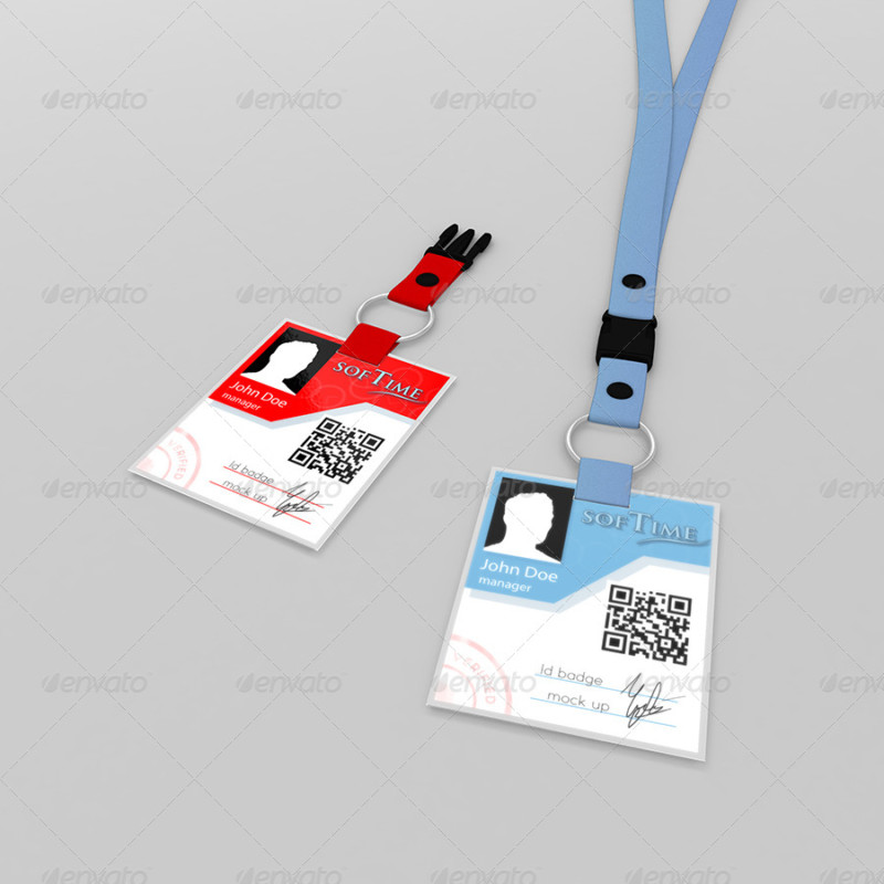 creative id card mockup corporate id card mockup PSD