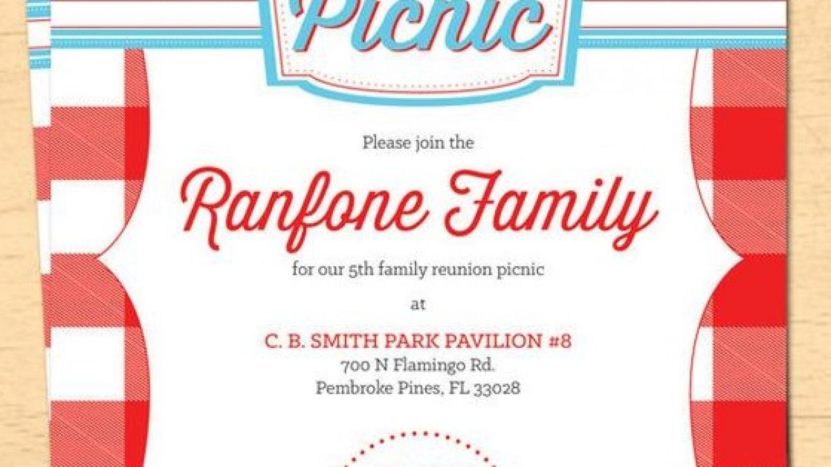 10 Family Reunion Invitation Template Word Psd Eps And Ai Format Graphic Cloud