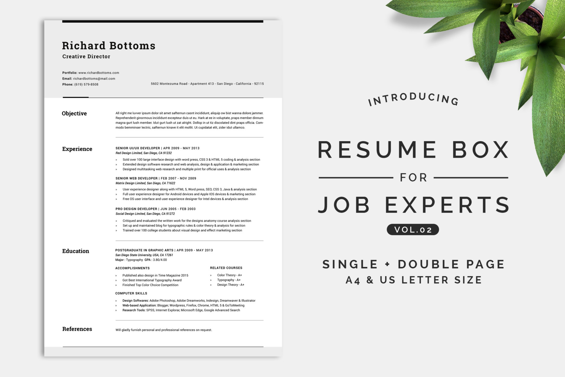 chronological resume benefits