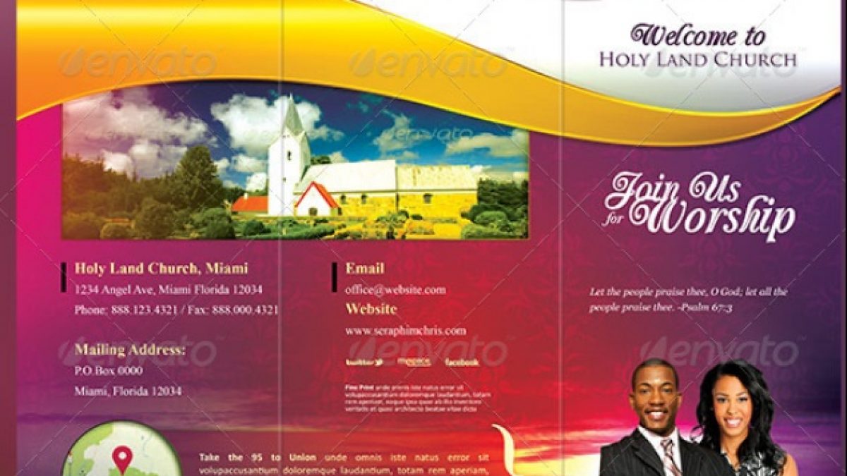 22+ Church Brochure Template Word, PSD and InDesign Format Throughout Youth Group Flyer Template Free