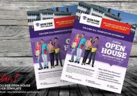 College Open House Flyer Template