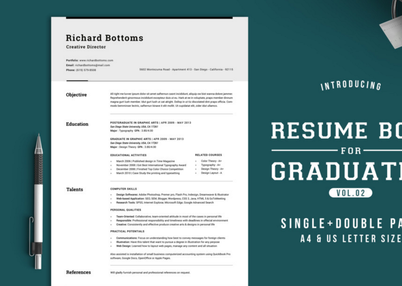 College Resume Template