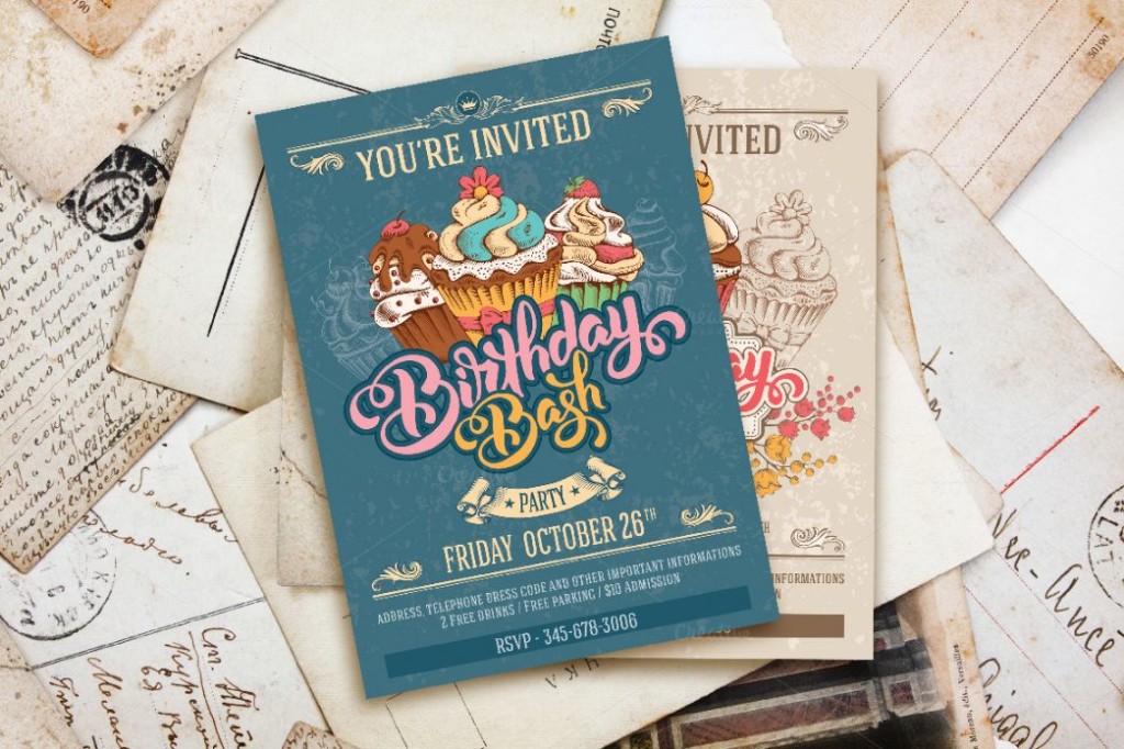 Creative Birthday Party Invitation Template