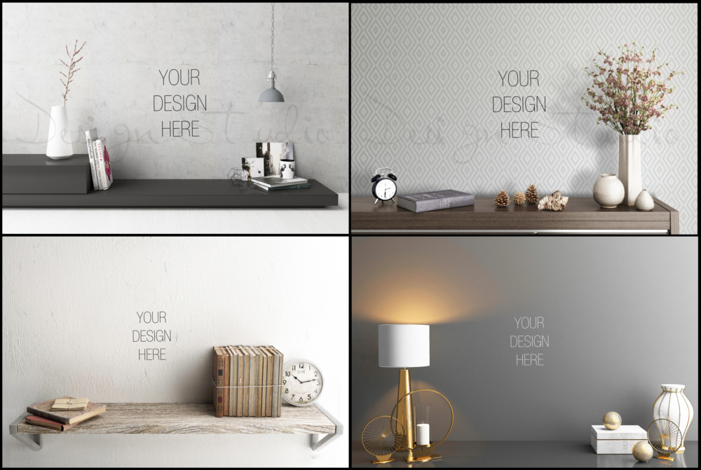 5 Excellent wall art mockup You Can Download It Without A Penny