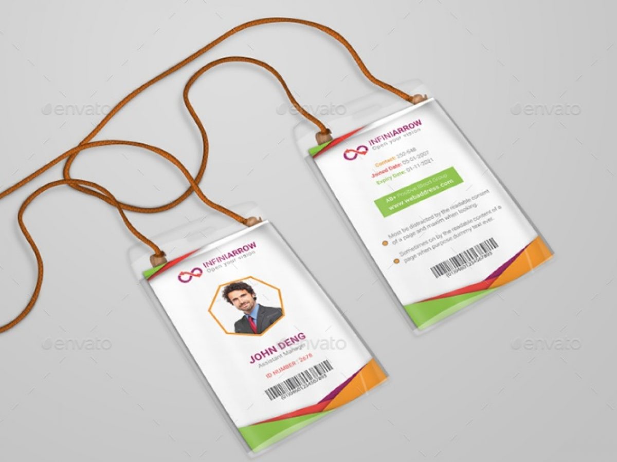 21+ Identity Card Template PSD, Word for Business, Corporate Office With Regard To Id Badge Template Word