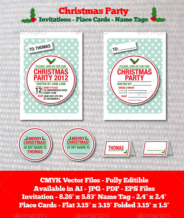 Editable Party Invitation Template