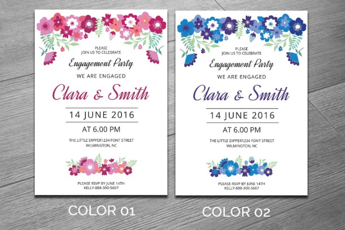 Engagement Invitation Template