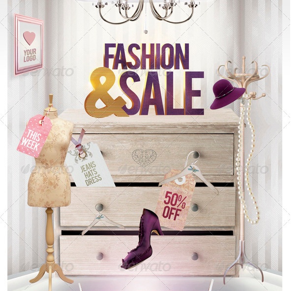 Fashion and Sale Flyer Template