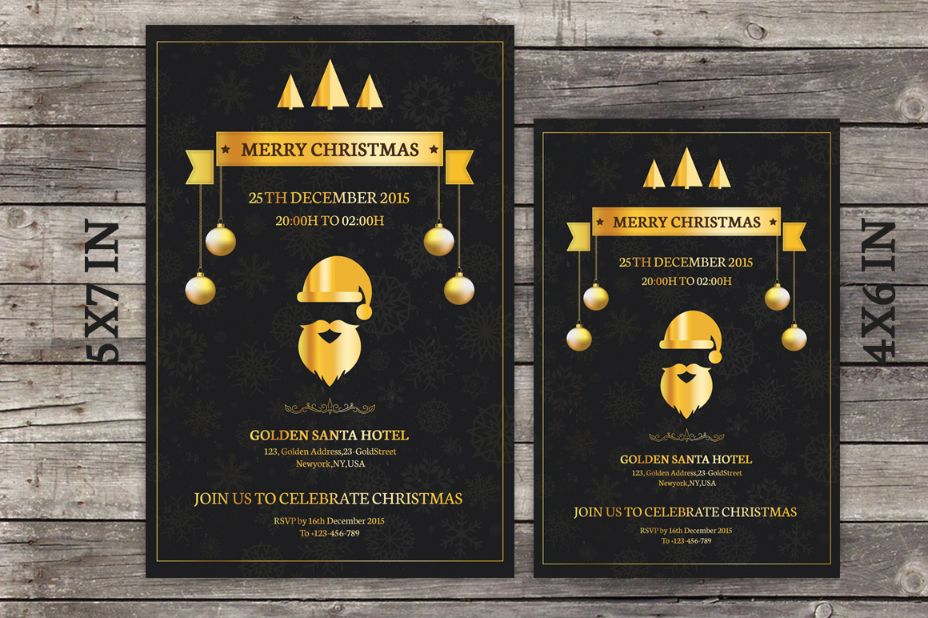 Fully Layered Christmas Party Template