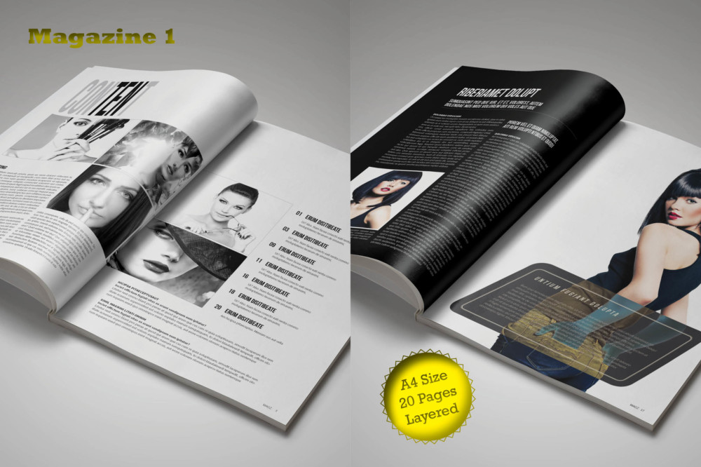 15  Magazine Template Word Format for Business Corporate and Fashion