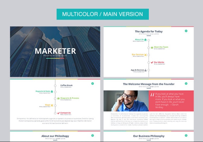 Marketing PowerPoint Template PPT