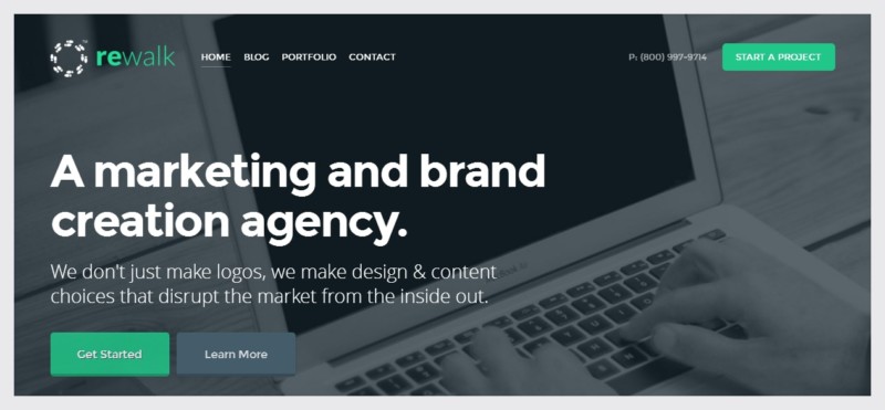 Marketing agency WordPress Theme