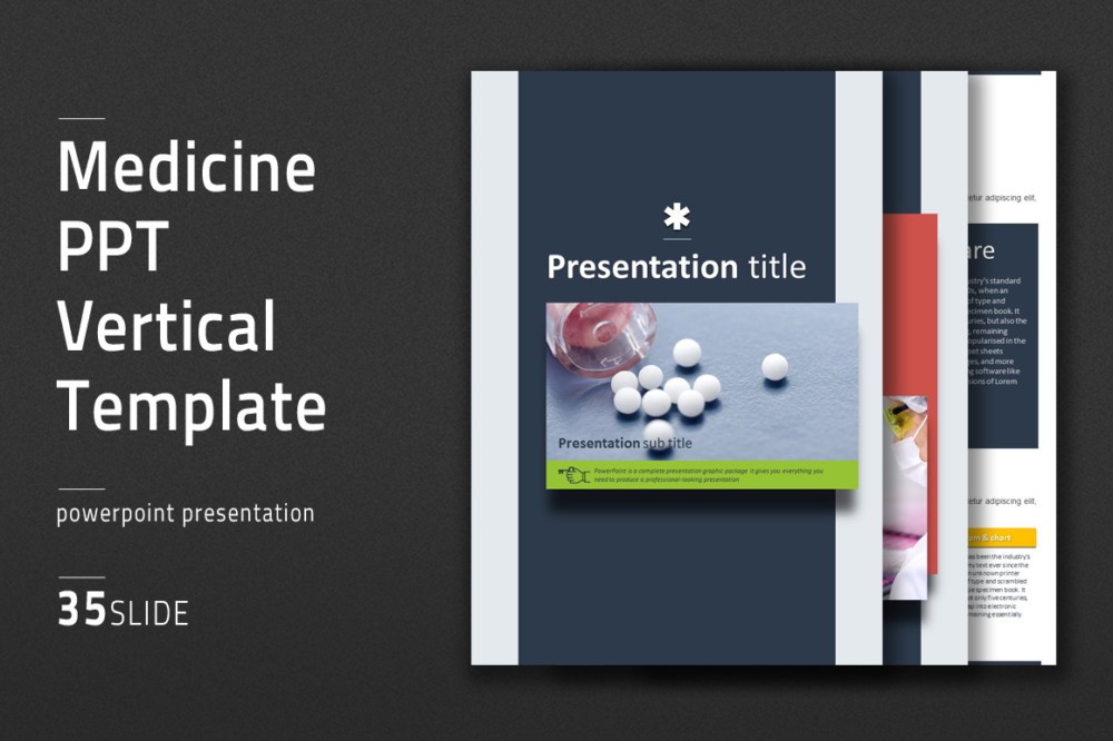 Medical Vertical PowerPoint Template