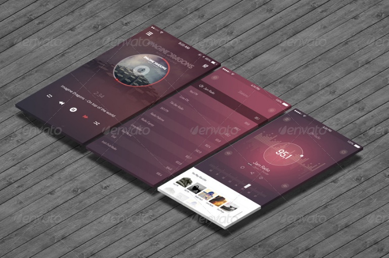 Mobile App Presentation Mockup