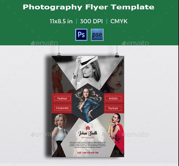 PSD Photography Flyer Template