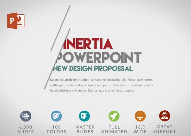 Parallax Animated Powerpoint Template