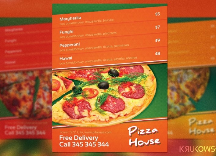Pizza House Flyer Template