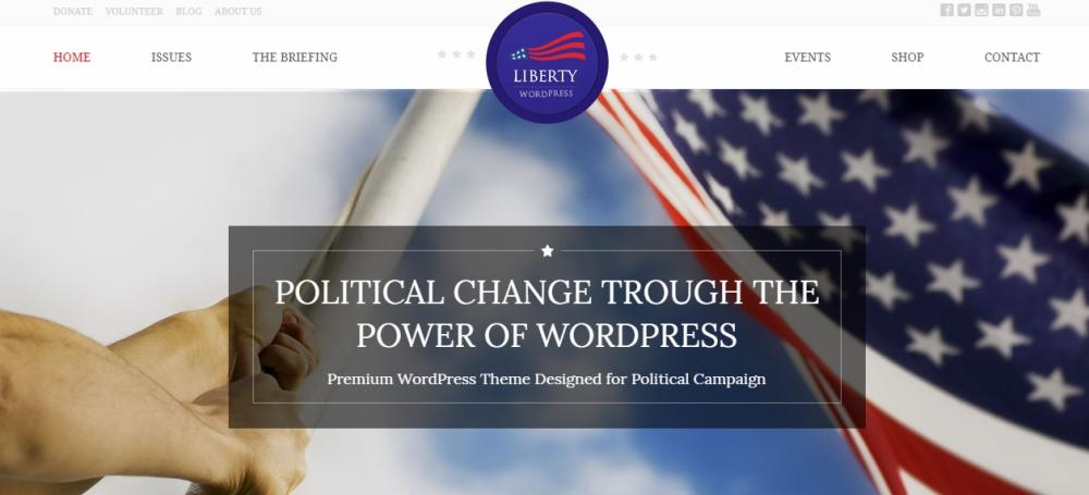 Political Party WordPress Theme