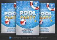 Pool Party Flyer Template