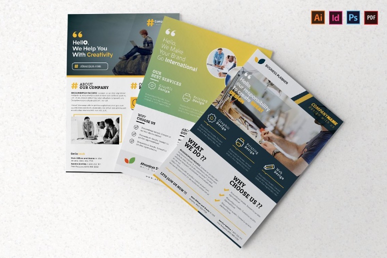 Print Ready Corporate Flyer Template