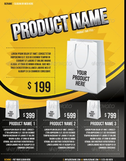 Product Flyers Template