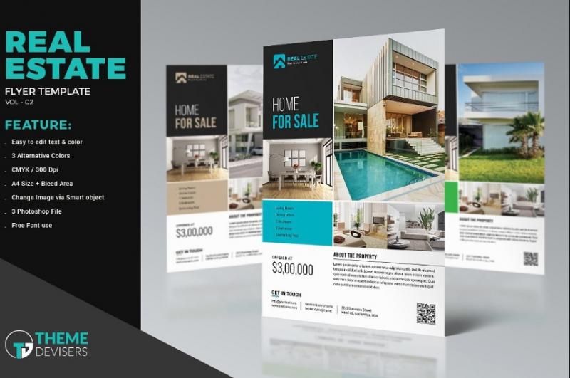 Real Estate Ad Flyer Template