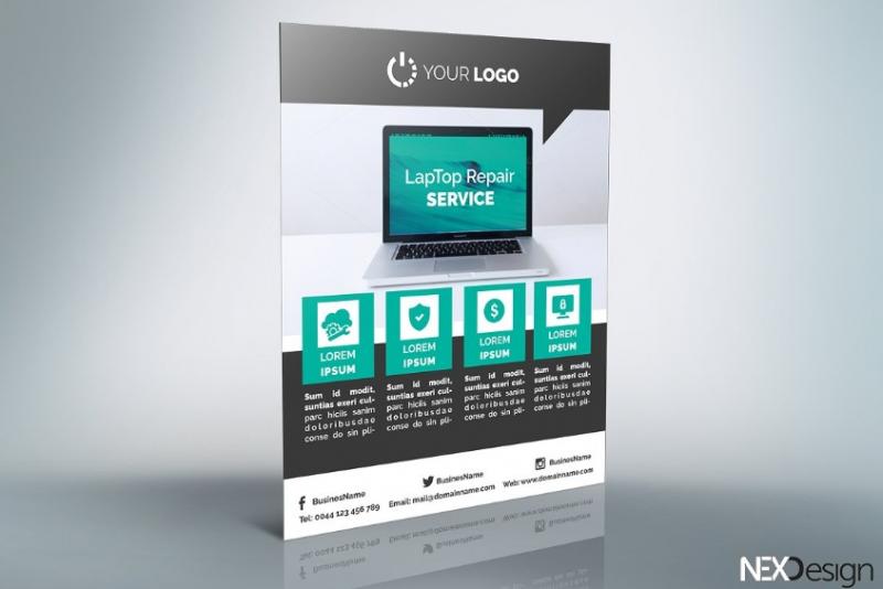 Services Flyer Template PSD