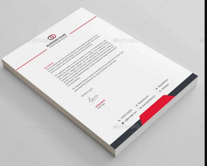 20+ Business Letterhead Templates Word and PSD for Corporates - Graphic ...