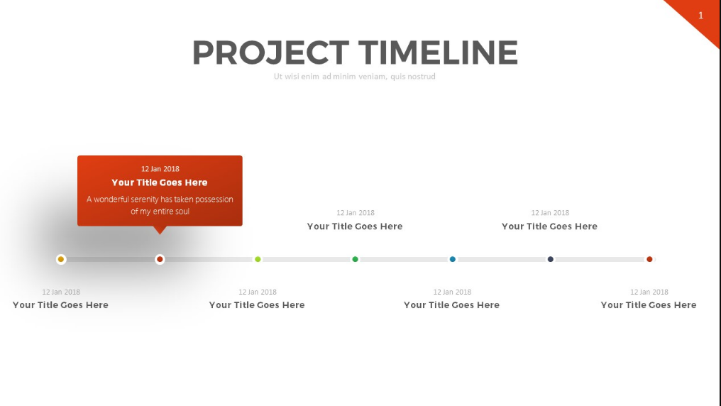 Timeline Powepoint Template