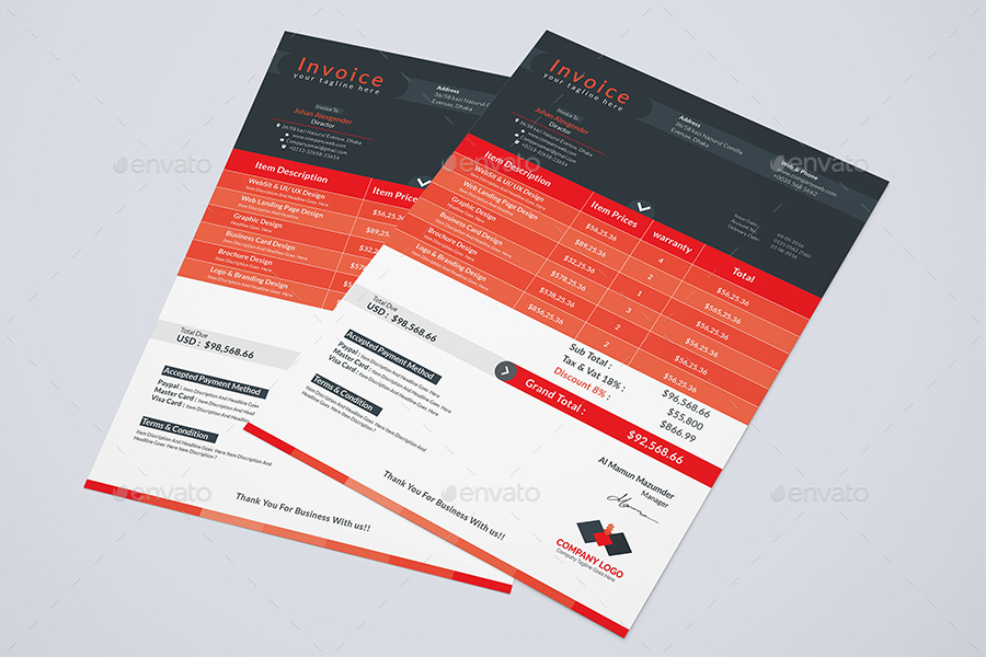 invoice-template-psd-corporate-stationery-template-red-business
