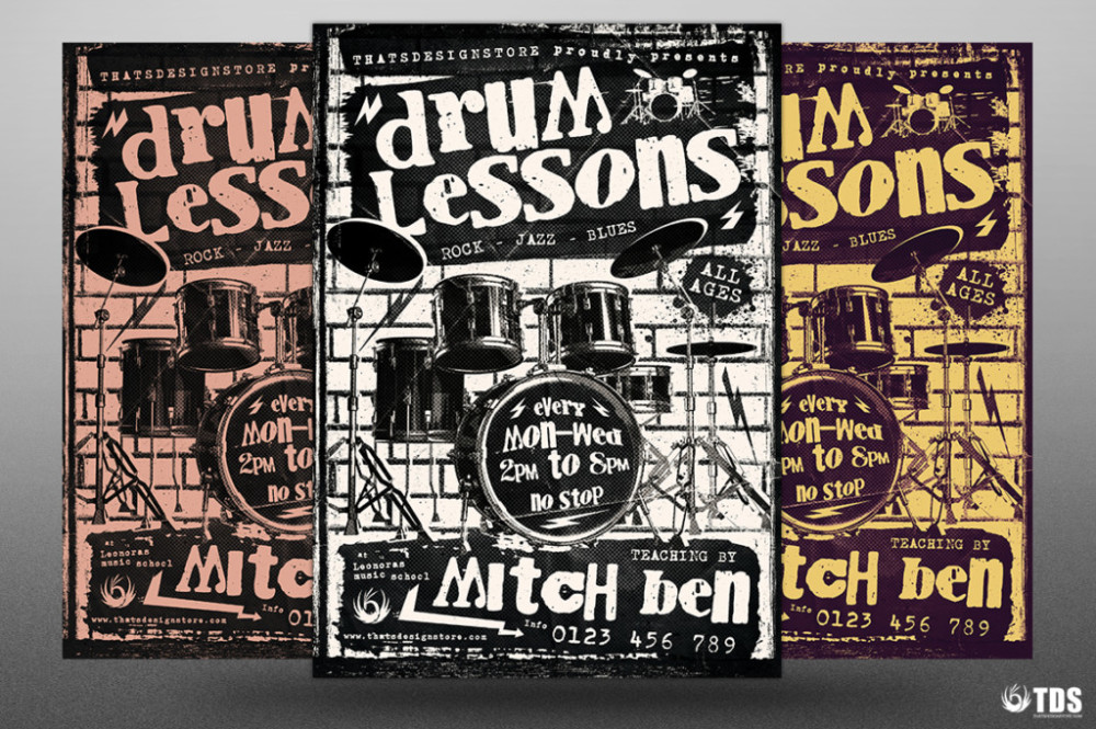 drum-lessons-flyer-template-music-flyer-templates-flyer-design-party-flyer-templates-event-flyer