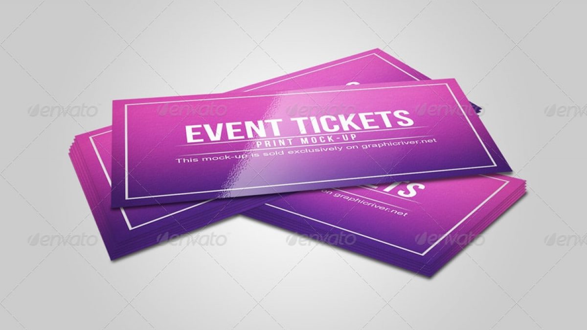 Download 15 Amazing Ticket Mockup Psd Design Graphic Cloud