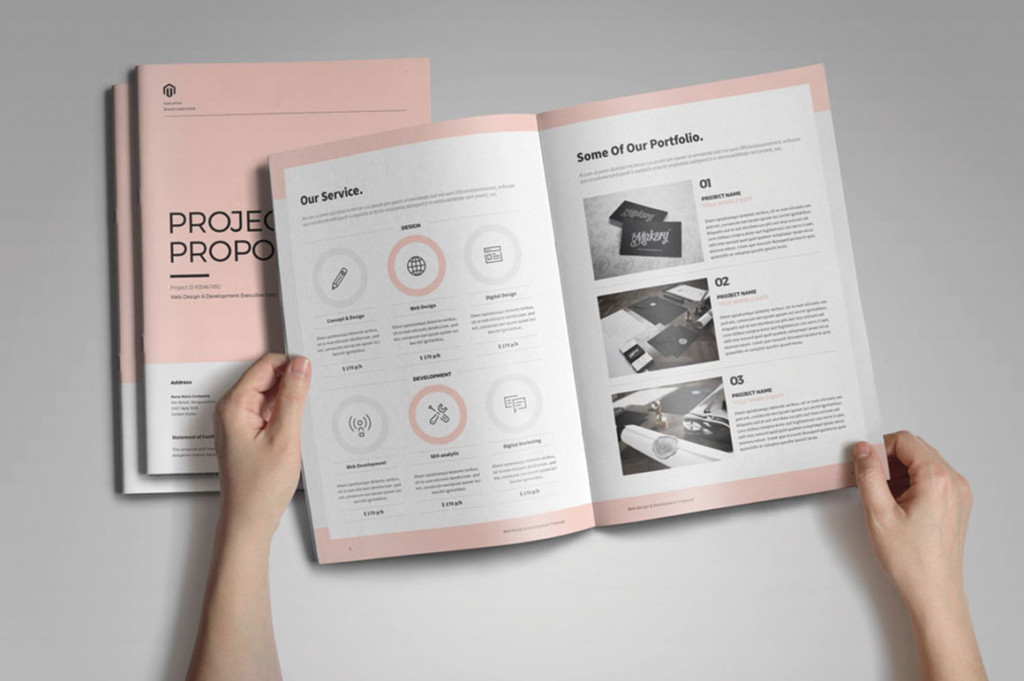 18 Page InDesign Project Proposal Template