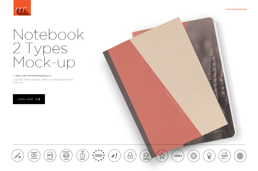 Download 15 Amazing Psd Note Book Mockup For Branding Graphic Cloud