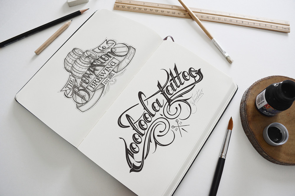 Download 10+ Amazing Hand Drawn PSD Sketch Book Mockups - Graphic Cloud