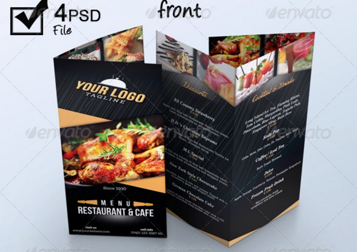 a4-and-us-letter-food-brochure-template