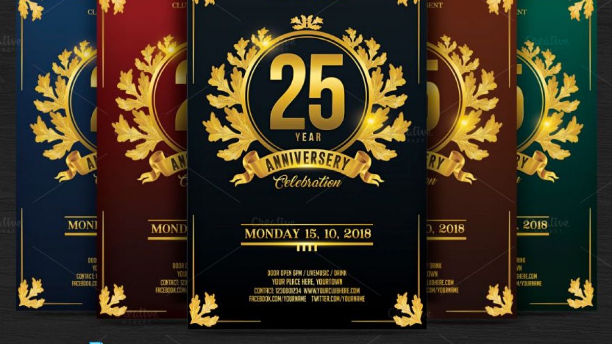 20+ Anniversary Invitation Template for Wedding, Birthday and Corporates -  Graphic Cloud