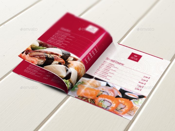 bi-fold-food-brochure-template