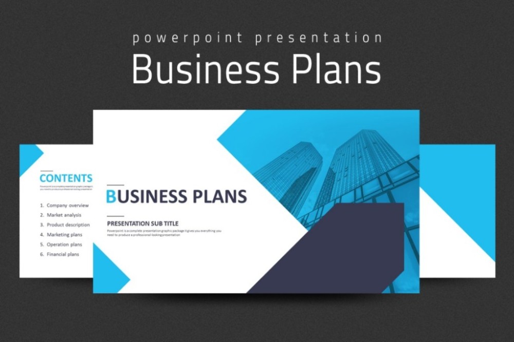 20 Business Plan PowerPoint Template PPT And PPTX Format Graphic Cloud