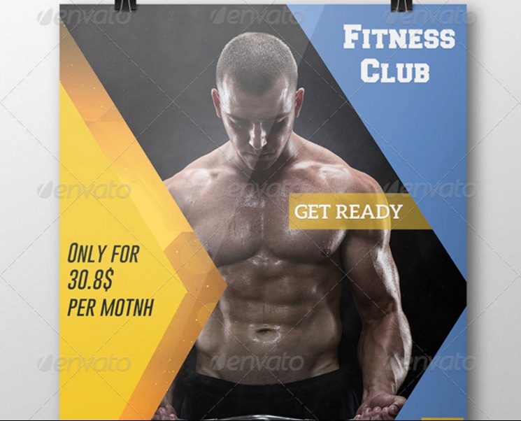Corporate Fitness Flyer Template