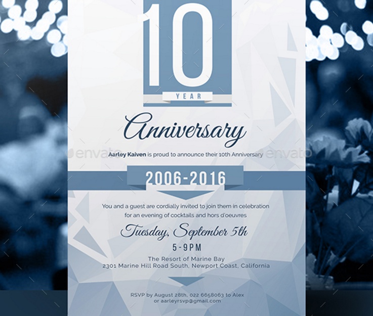 customizable-anniversary-invitation-template